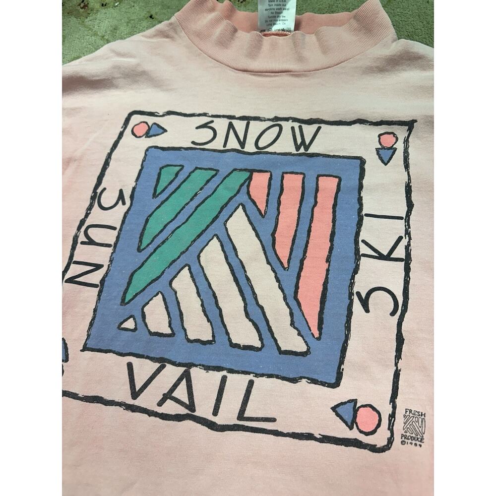Vintage Club Palm Springs California One Size Crop Top T Shirt One Size 1990s